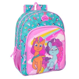 School Bag My Little Pony Magic Pink Turquoise 33 x 42 x 14 cm by My Little Pony, Children's Backpacks - Ref: S4310598, Price...