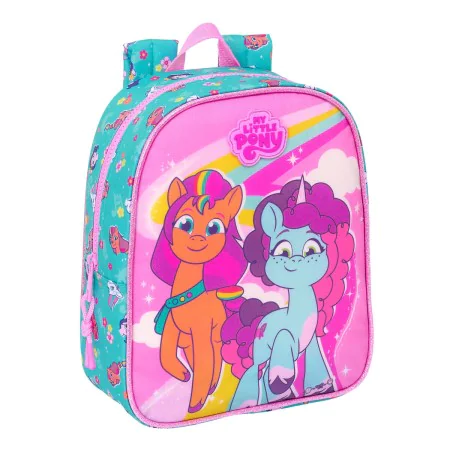 School Bag My Little Pony Magic Pink Turquoise 22 x 27 x 10 cm by My Little Pony, Children's Backpacks - Ref: S4310601, Price...