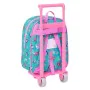 School Rucksack with Wheels My Little Pony Magic Pink Turquoise 22 x 27 x 10 cm by My Little Pony, Children's Backpacks - Ref...