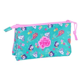 Triple Carry-all My Little Pony Magic Pink Turquoise 22 x 12 x 3 cm by My Little Pony, Pencil cases - Ref: S4310605, Price: 1...