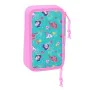 Double Pencil Case My Little Pony Magic Pink Turquoise 12.5 x 19.5 x 4 cm 28 Pieces by My Little Pony, Pencil cases - Ref: S4...