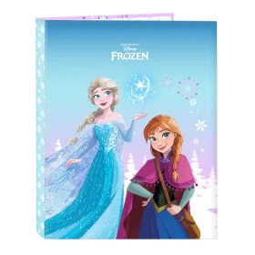 Ring binder Frozen Cool days Violet Sky blue A4 26.5 x 33 x 4 cm by Frozen, Filing cabinets - Ref: S4310610, Price: 6,63 €, D...