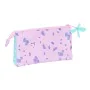 Dreifaches Mehrzweck-Etui Frozen Cool days Violett Himmelsblau 22 x 12 x 3 cm von Frozen, Federmäppchen - Ref: S4310621, Prei...