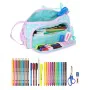 Allzwecktasche Frozen Cool days Violett Himmelsblau 20 x 11 x 8,5 cm 32 Stücke von Frozen, Federmäppchen - Ref: S4310627, Pre...