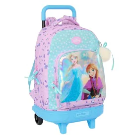 School Rucksack with Wheels Frozen Cool days Violet Sky blue 33 x 45 x 22 cm by Frozen, Children's Backpacks - Ref: S4310630,...