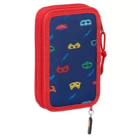 Trousse d'écolier PJ Masks Ready Blue marine 12.5 x 19.5 x 4 cm 28 Pièces de PJ Masks, Trousses - Réf : S4310636, Prix : 19,1...