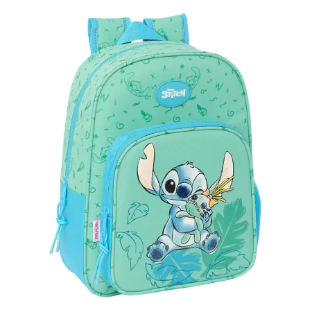 Cartable Stitch Aloha Turquoise 26 x 34 x 11 cm de Stitch, Sacs à dos enfant - Réf : S4310639, Prix : 21,43 €, Remise : %