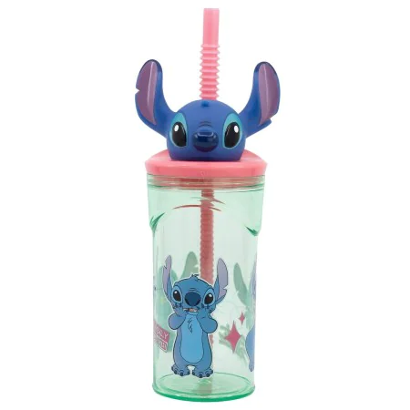 Copo com Palhinha Stitch Sweet 3D 360 ml de Stitch, Porta-chaves - Ref: S4310649, Preço: 10,37 €, Desconto: %