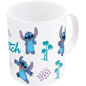 Mug Stitch Blue Lilac Ceramic 350 ml by Stitch, Cups - Ref: S4310652, Price: 9,57 €, Discount: %