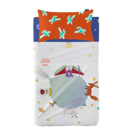 Juego de Sábanas HappyFriday LE PETIT PRINCE Multicolor Cuna de Bebé 2 Piezas de HappyFriday, Ropa de cama para cunas - Ref: ...