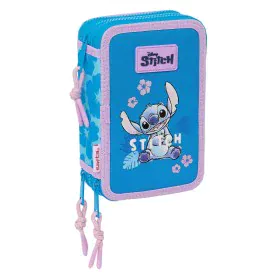 Plumier Triple Lilo & Stitch Hawaii Azul 12,5 x 19,5 x 5,5 cm 36 Piezas de Lilo & Stitch, Estuches - Ref: S4310661, Precio: 2...