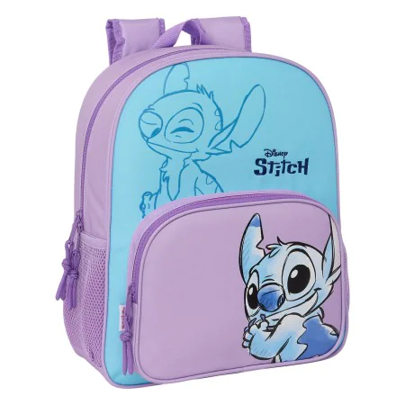 School Bag Lilo & Stitch Sweet Blue Lilac 32 x 38 x 12 cm by Lilo & Stitch, Children's Backpacks - Ref: S4310667, Price: 29,3...