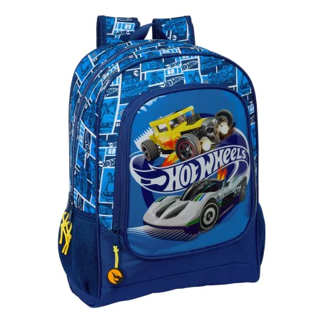 Cartable Hot Wheels Sonny Blue marine 32 x 42 x 14 cm de Hot Wheels, Sacs à dos enfant - Réf : S4310677, Prix : 33,09 €, Remi...