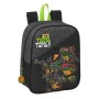 Schulrucksack Teenage Mutant Ninja Turtles Schwarz Grau 22 x 27 x 10 cm von Teenage Mutant Ninja Turtles, Kinderrucksäcke - R...