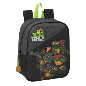 Cartable Teenage Mutant Ninja Turtles Noir Gris 22 x 27 x 10 cm de Teenage Mutant Ninja Turtles, Sacs à dos enfant - Réf : S4...