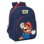 Mochila Escolar Super Mario World Azul marino 32 x 42 x 15 cm de Super Mario, Mochilas infantiles - Ref: S4310720, Precio: 30...