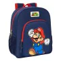 Mochila Escolar Super Mario World Azul Marinho 32 x 38 x 12 cm de Super Mario, Mochilas infantis - Ref: S4310725, Preço: 33,1...