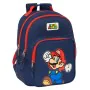 Mochila Escolar Super Mario World Azul Marinho 32 x 42 x 15 cm de Super Mario, Mochilas infantis - Ref: S4310730, Preço: 47,7...