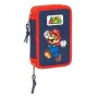 Plumier Doble Super Mario World Azul marino 12.5 x 19.5 x 4 cm 28 piezas de Super Mario, Estuches - Ref: S4310731, Precio: 19...