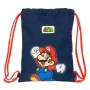 Rucksacktasche mit Bändern Super Mario World Marineblau 26 x 34 x 1 cm von Super Mario, Schulranzen - Ref: S4310732, Preis: 1...