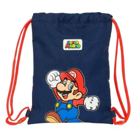 Zainetto con Cordini Super Mario World Blu Marino 26 x 34 x 1 cm di Super Mario, Cartelle - Rif: S4310732, Prezzo: 12,22 €, S...