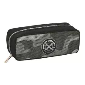 Trousse d'écolier Safta Stone Noir 21 x 8 x 8 cm de Safta, Trousses - Réf : S4310759, Prix : 11,99 €, Remise : %