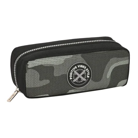 Estuche Escolar Safta Stone Negro 21 x 8 x 8 cm de Safta, Estuches - Ref: S4310759, Precio: 11,99 €, Descuento: %