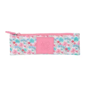 School Case Moos Flores Multicolour 20 x 6 x 1 cm by Moos, Pencil cases - Ref: S4310775, Price: 4,85 €, Discount: %