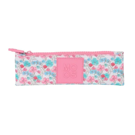 School Case Moos Flores Multicolour 20 x 6 x 1 cm by Moos, Pencil cases - Ref: S4310775, Price: 5,77 €, Discount: %