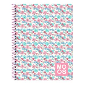 Libreta Moos Flores Multicolor A4 120 Hojas de Moos, Libretas de ejercicios - Ref: S4310777, Precio: 7,83 €, Descuento: %