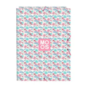 Carpeta de anillas Moos Flores Multicolor A4 26 x 33.5 x 2.5 cm de Moos, Archivadores - Ref: S4310779, Precio: 7,74 €, Descue...