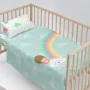 Set di Lenzuola HappyFriday Happynois Rainbow Multicolore Culla Neonato 2 Pezzi di HappyFriday, Biancheria da letto per culle...