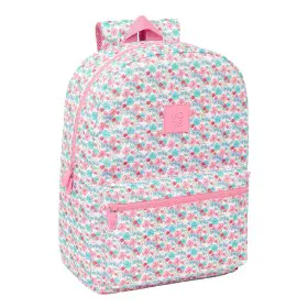 Mochila para notebook Moos Flores Multicolor 32 x 43 x 14 cm de Moos, Bolsas e capas para computadores portáteis e netbooks -...