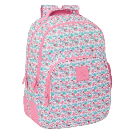 Cartable Moos Flores Multicouleur 32 x 42 x 15 cm de Moos, Sacs à dos enfant - Réf : S4310798, Prix : 42,42 €, Remise : %