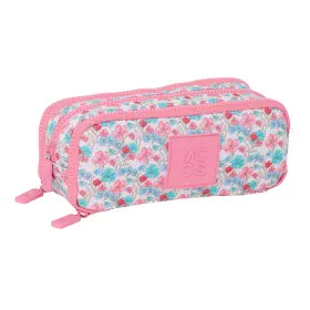 Triple Carry-all Moos Flores Multicolour 21 x 8 x 8 cm by Moos, Pencil cases - Ref: S4310804, Price: 12,09 €, Discount: %