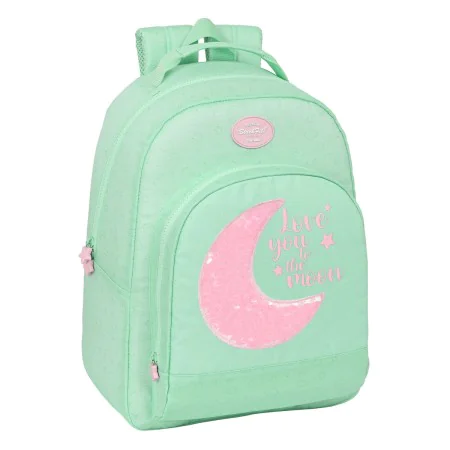 School Bag BlackFit8 Moon Green 32 x 42 x 15 cm by BlackFit8, Children's Backpacks - Ref: S4310807, Price: 23,58 €, Discount: %