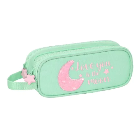 Double Carry-all BlackFit8 Moon Green 21 x 8 x 6 cm by BlackFit8, Pencil cases - Ref: S4310809, Price: 10,47 €, Discount: %