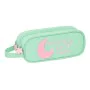 Double Carry-all BlackFit8 Moon Green 21 x 8 x 6 cm by BlackFit8, Pencil cases - Ref: S4310809, Price: 10,47 €, Discount: %