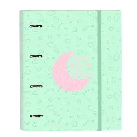 Reliure à anneaux BlackFit8 Moon Vert 27 x 32 x 3.5 cm de BlackFit8, Classeurs - Réf : S4310811, Prix : 11,89 €, Remise : %