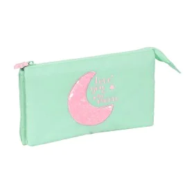 Triple Carry-all BlackFit8 Moon Green 22 x 12 x 3 cm by BlackFit8, Pencil cases - Ref: S4310814, Price: 10,47 €, Discount: %