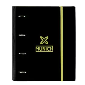 Ring binder Munich Beat Black 27 x 32 x 3.5 cm by Munich, Filing cabinets - Ref: S4310825, Price: 15,71 €, Discount: %