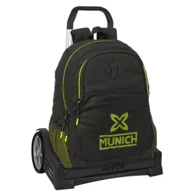 Mochila Escolar com Rodas Munich Beat Preto 32 x 44 x 16 cm de Munich, Mochilas infantis - Ref: S4310833, Preço: 61,43 €, Des...