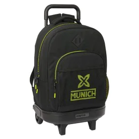 School Bag Munich Beat Black 33 x 45 x 22 cm by Munich, Children's Backpacks - Ref: S4310834, Price: 61,36 €, Discount: %