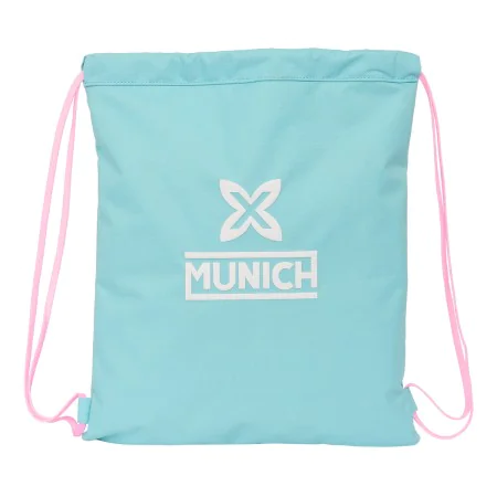 Sac à dos serré par des ficelles Munich Heaven Bleu ciel 35 x 40 x 1 cm de Munich, Cartables - Réf : S4310837, Prix : 13,53 €...