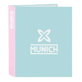 Reliure à anneaux Munich Heaven Bleu ciel A4 27 x 33 x 6 cm de Munich, Classeurs - Réf : S4310845, Prix : 9,28 €, Remise : %