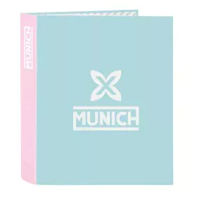 Reliure à anneaux Munich Heaven Bleu ciel A4 27 x 33 x 6 cm de Munich, Classeurs - Réf : S4310845, Prix : 9,28 €, Remise : %