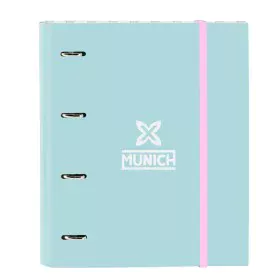 Carpeta de anillas Munich Heaven Azul cielo 27 x 32 x 3.5 cm de Munich, Archivadores - Ref: S4310846, Precio: 16,37 €, Descue...