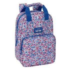 Schulrucksack Nait Nait Flores coimbra azul Blau 20 x 28 x 8 cm von Nait Nait, Kinderrucksäcke - Ref: S4310859, Preis: 22,91 ...