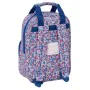 School Bag Nait Nait Flores coimbra azul Blue 20 x 28 x 8 cm by Nait Nait, Children's Backpacks - Ref: S4310859, Price: 22,91...