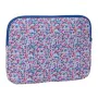 Capa para Portátil Nait Nait Flores coimbra azul Azul 34 x 25 x 2 cm de Nait Nait, Bolsas e capas para computadores portáteis...